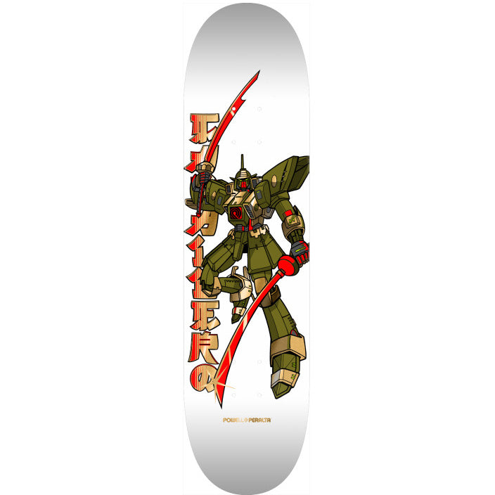 Powell Peralta Steve Caballero Gundam (White/Gold) Deck