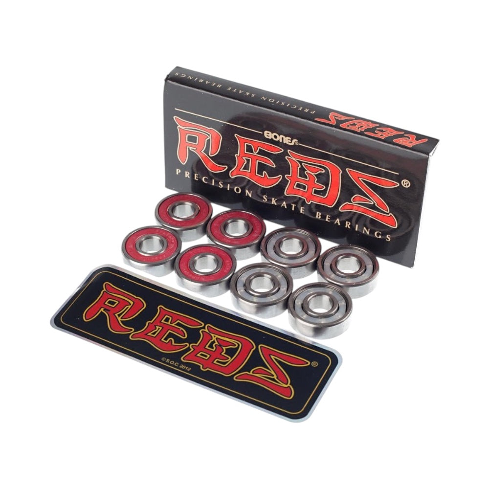 Bones Reds Skateboard Bearings - The Snowboard Shop