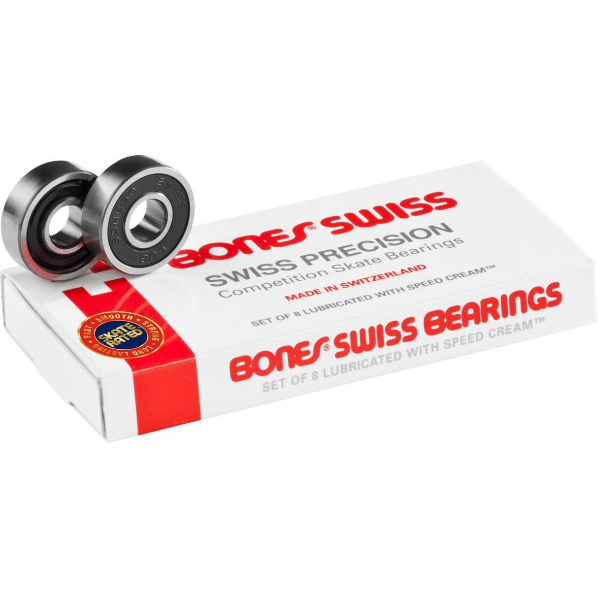 Bones Swiss Skateboard Bearings - The Snowboard Shop