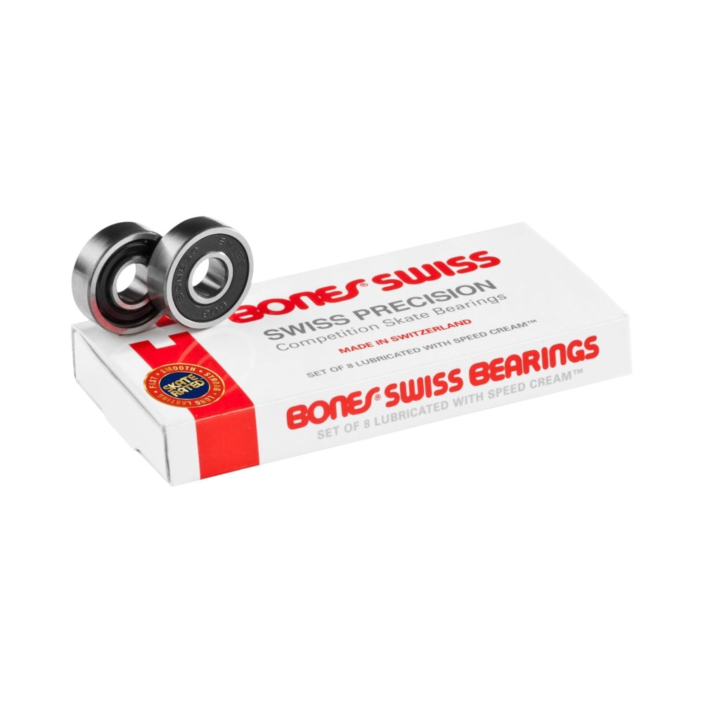 Bones Swiss Skateboard Bearings - The Snowboard Shop