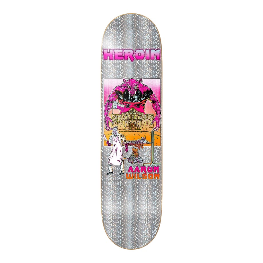 Heroin Aaron Wilson Hellscape Deck - 8.5" - The Snowboard Shop