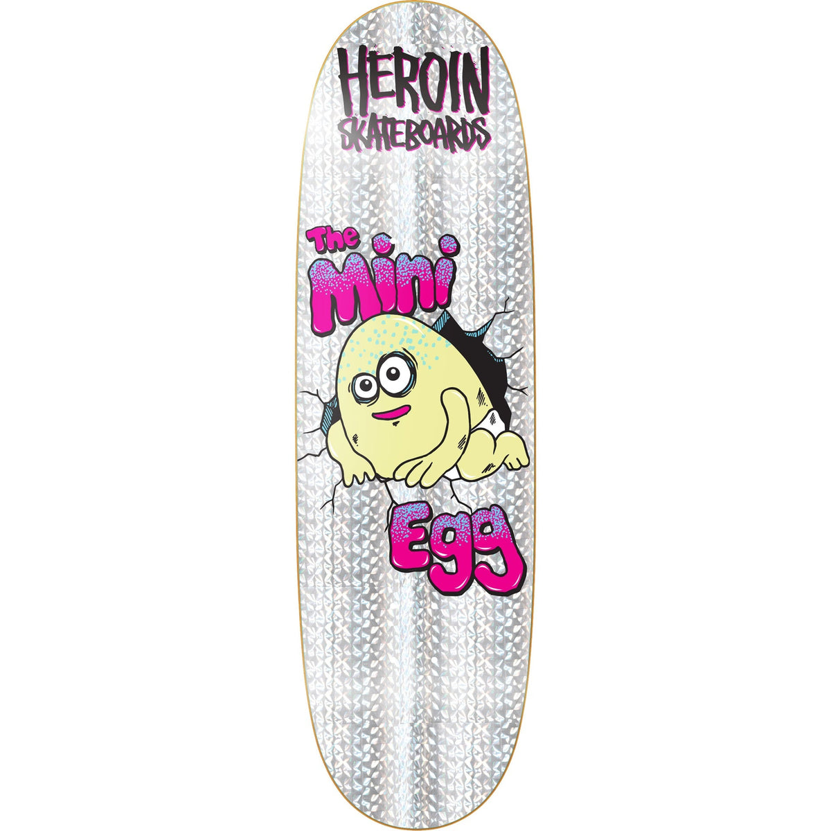 Heroin Mini Egg Holo Deck - The Skateboard Shop