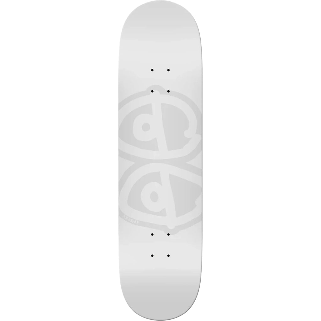 Krooked 'Eyes' White Deck - The Skateboard Shop