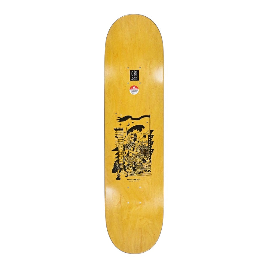 Polar Aaron Herrington Pot Demons Deck (Yellow) - 8.5" - The Snowboard Shop