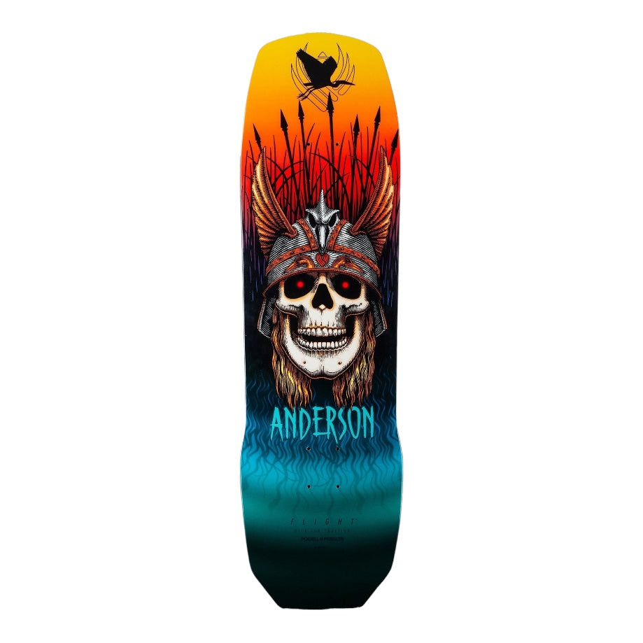 Powell Peralta Andy Anderson Heron Skull Deck - 9.13" - The Snowboard Shop