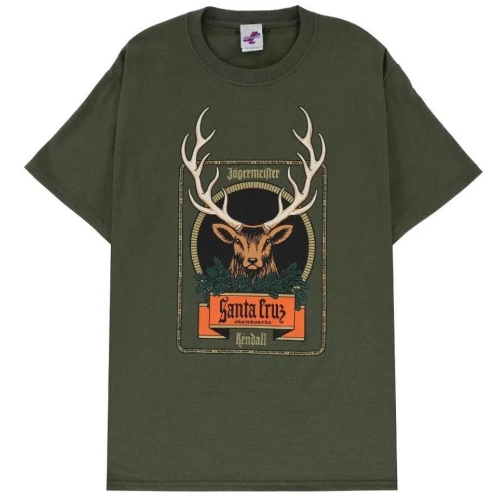 Santa Cruz Jägermeister Kendall Deer T-Shirt - The Skateboard Shop
