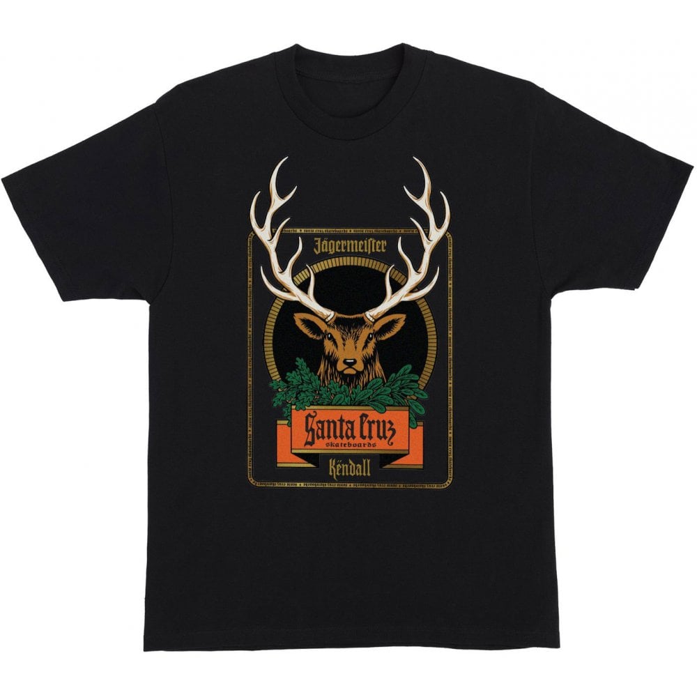 Santa Cruz Jägermeister Kendall Deer T-Shirt - The Skateboard Shop