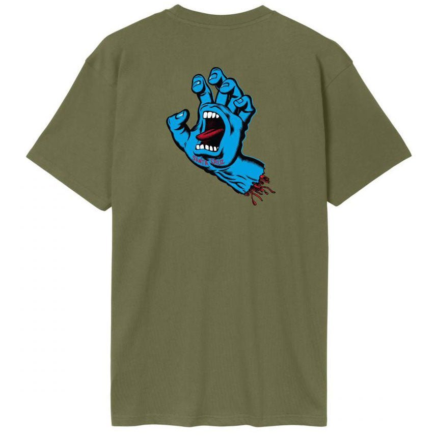 Santa Cruz Screaming Hand Chest T-Shirt - The Skateboard Shop