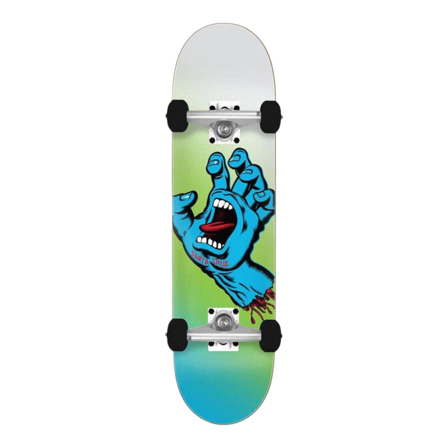 Santa Cruz Screaming Hand Colour Fade Complete Skateboard - 8" - The Snowboard Shop