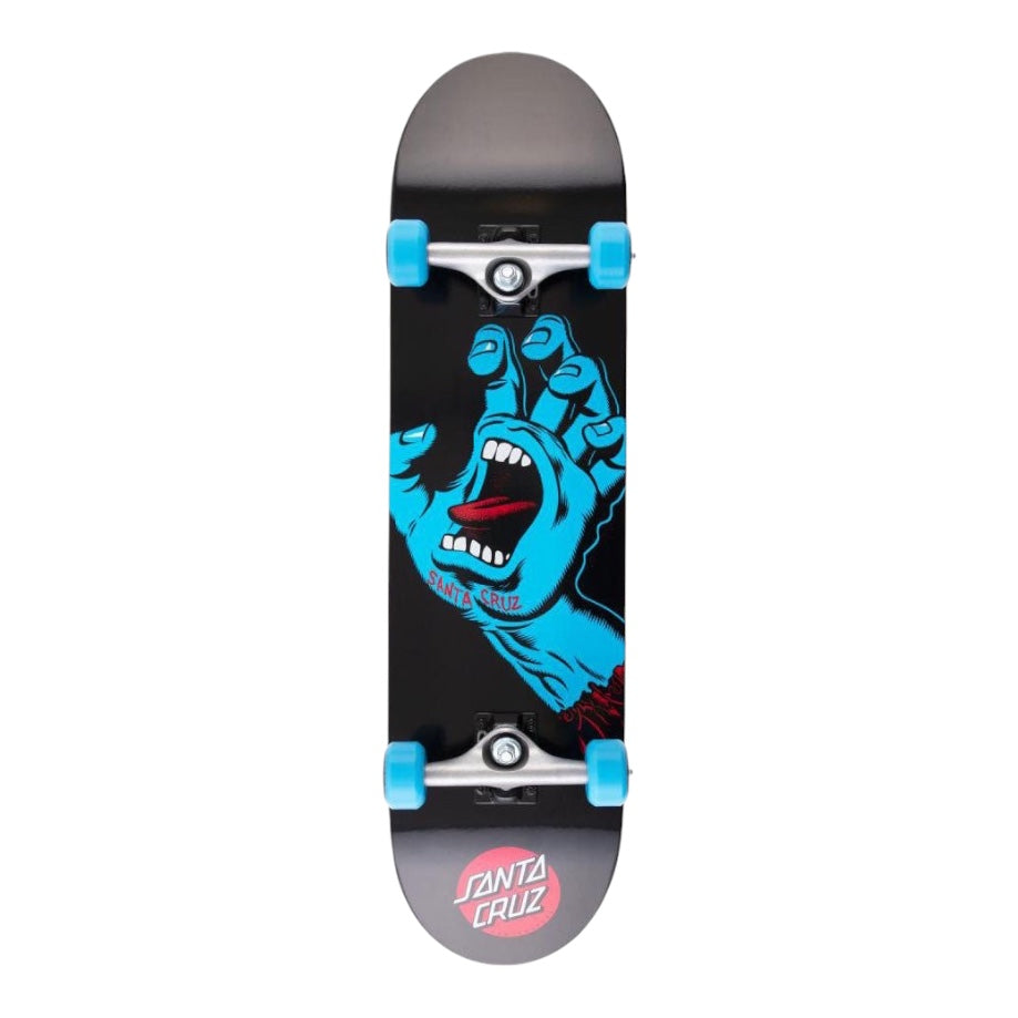 Santa Cruz Screaming Hand Complete Skateboard - 8" - The Snowboard Shop