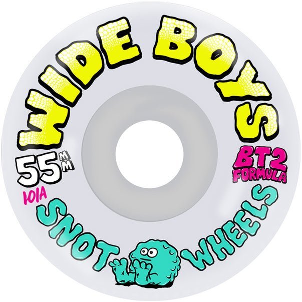 Snot Wide Boys Clear Skateboard Wheels - The Skateboard Shop