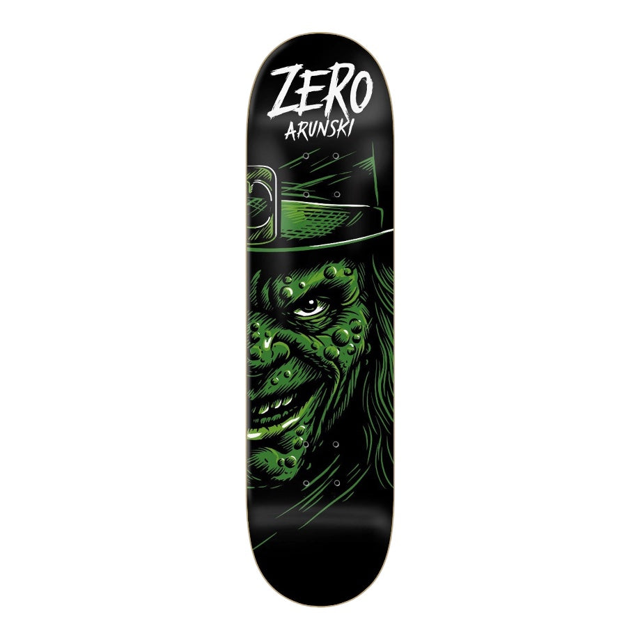 Zero Fright Night Leprechaun Adam Arunski Deck - 8.5" - The Snowboard Shop
