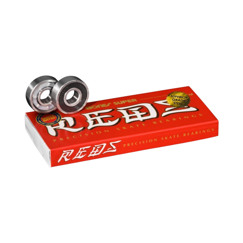 Bones Super Reds Skateboard Bearings - The Snowboard Shop