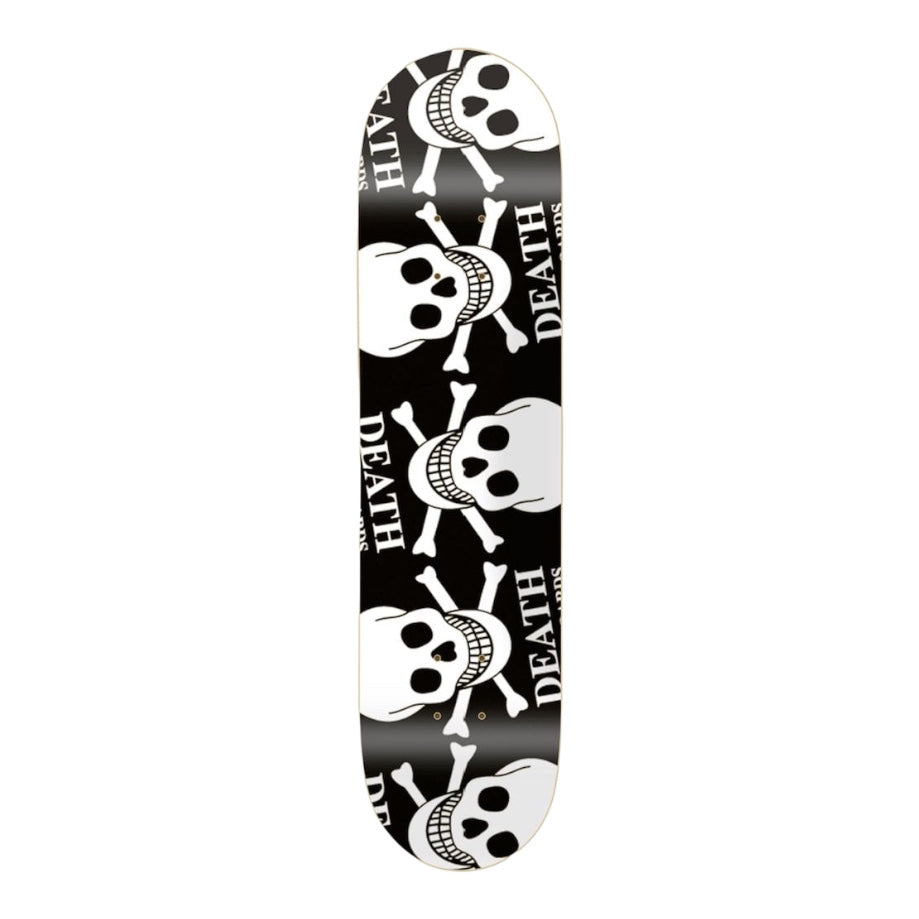 Death Alternate Skull Black Deck - The Snowboard Shop