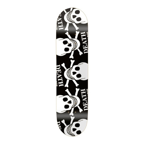 Death Alternate Skull Black Deck - The Snowboard Shop