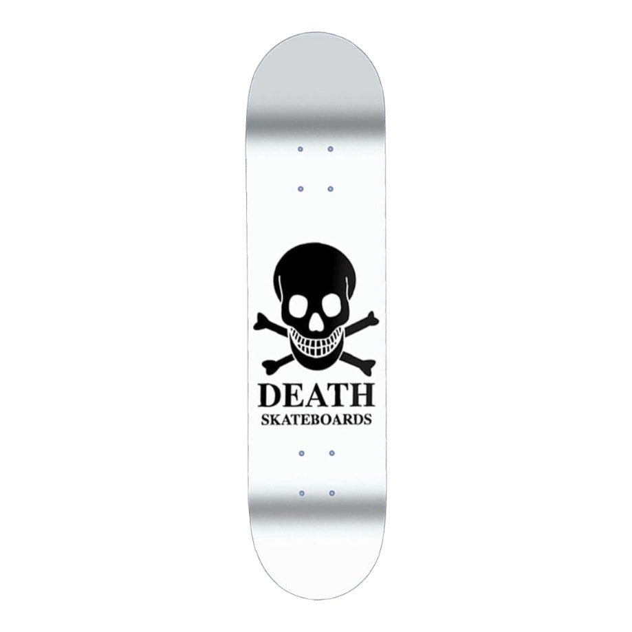 Death Skull White Team Deck - The Skateboard Shop
