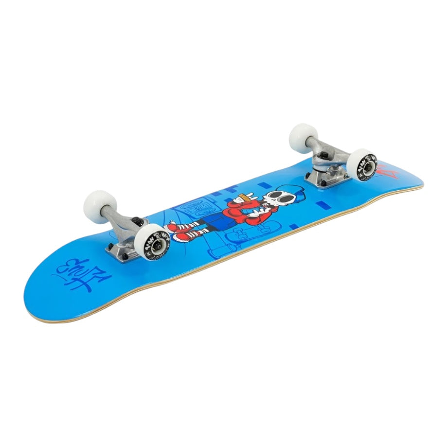 Enuff Skully Mini Blue Complete Skateboard - 7.25" - The Snowboard Shop