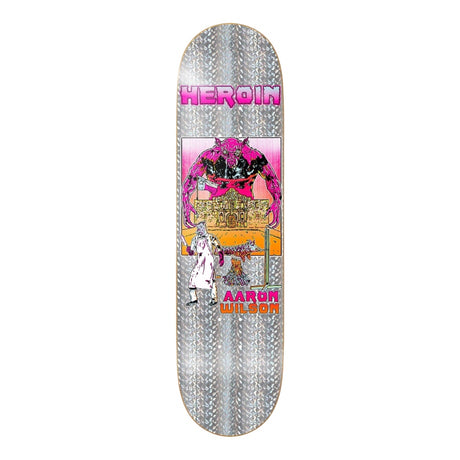 Heroin Aaron Wilson Hellscape Deck - 8.5" - The Snowboard Shop