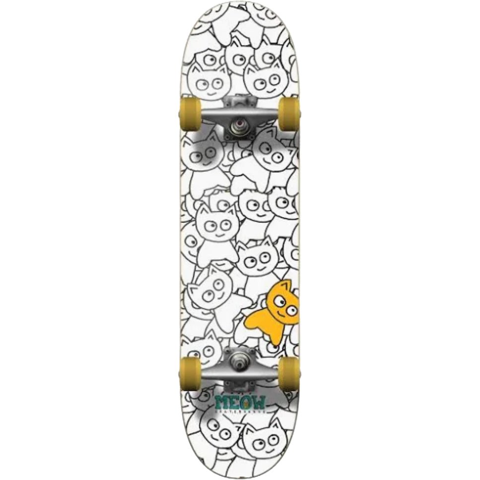 Meow 'Sticker Pile' Complete Skateboard - The Snowboard Shop