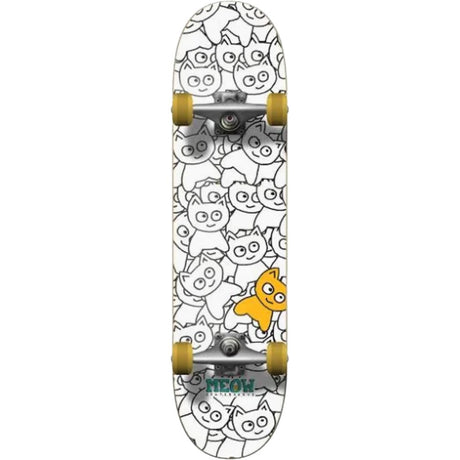 Meow 'Sticker Pile' Complete Skateboard - The Snowboard Shop