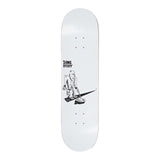 Polar Dane Brady Mopping Deck (White) - The Skateboard Shop
