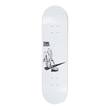 Polar Dane Brady Mopping Deck (White) - 8.25" - The Snowboard Shop