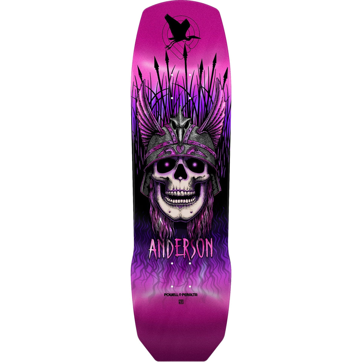 Powell Peralta Andy Anderson Heron Skull Deck - The Skateboard Shop