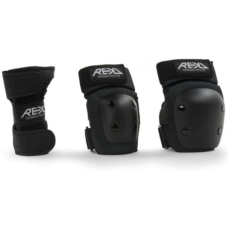 Rekd Junior Heavy Duty Triple Pad Set - The Skateboard Shop