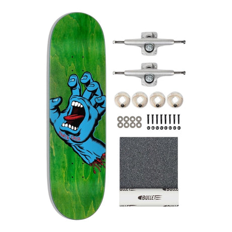 Santa Cruz Screaming Hand DIY Kit Complete Skateboard - 8.8" - The Snowboard Shop