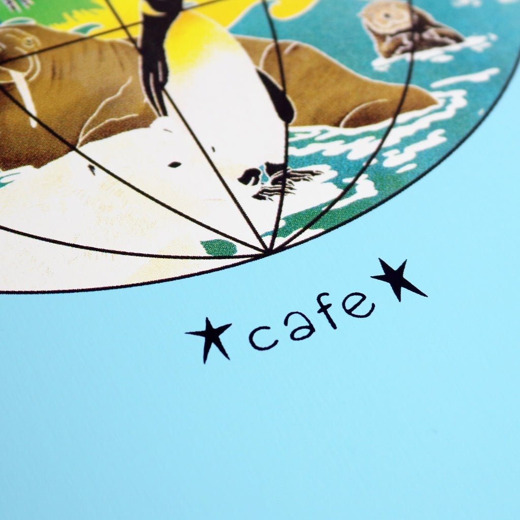 Skateboard Cafe Great Place Deck (Baby Blue) - The Skateboard Shop