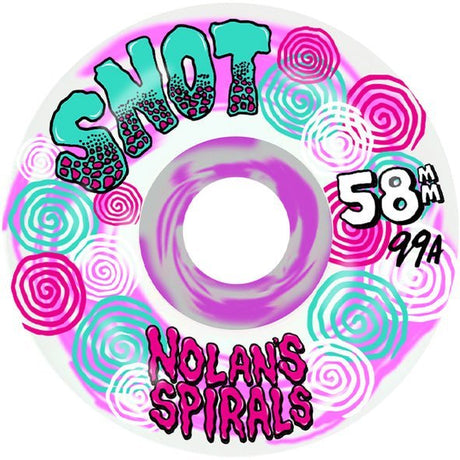 Snot Nolan Houghton Spiral Wide Boys Skateboard Wheels - The Skateboard Shop