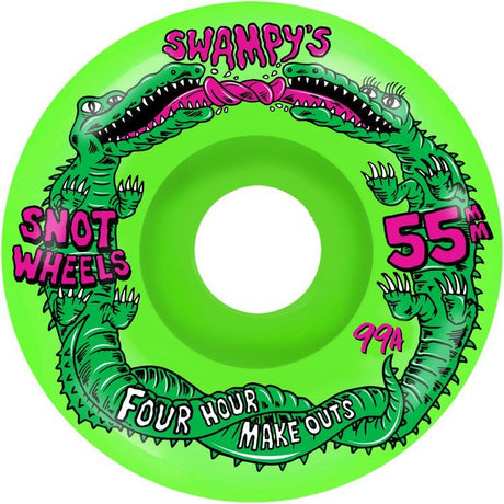 Snot Swampy 'Four Hole' Skateboard Wheels - The Skateboard Shop