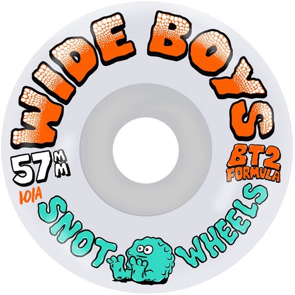 Snot Wide Boys Clear Skateboard Wheels - The Skateboard Shop