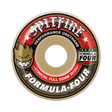Spitfire Formula Four Conical Fulls (Red) Skateboard Wheels - The Skateboard Shop