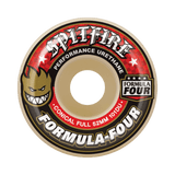 Spitfire Formula Four Conical Fulls (Red) Skateboard Wheels - The Skateboard Shop