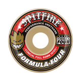 Spitfire Formula Four Conical Fulls (Red) Skateboard Wheels - The Snowboard Shop