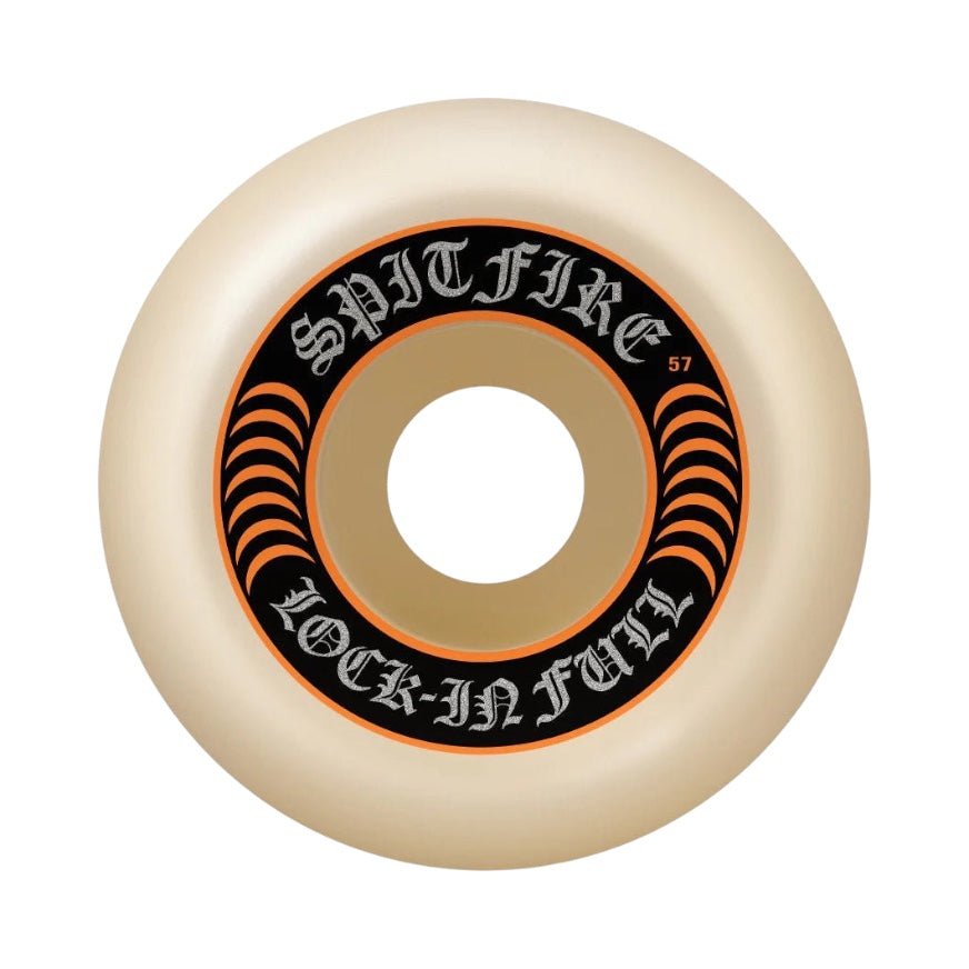 Spitfire Formula Four Lock In Full (Orange) Skateboard Wheels - The Skateboard Shop