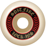 Spitfire Formula Four Lock Ins (Red) Skateboard Wheels - The Skateboard Shop