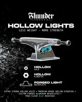 Thunder Hollow Lights II 149 Skateboard Trucks - The Snowboard Shop