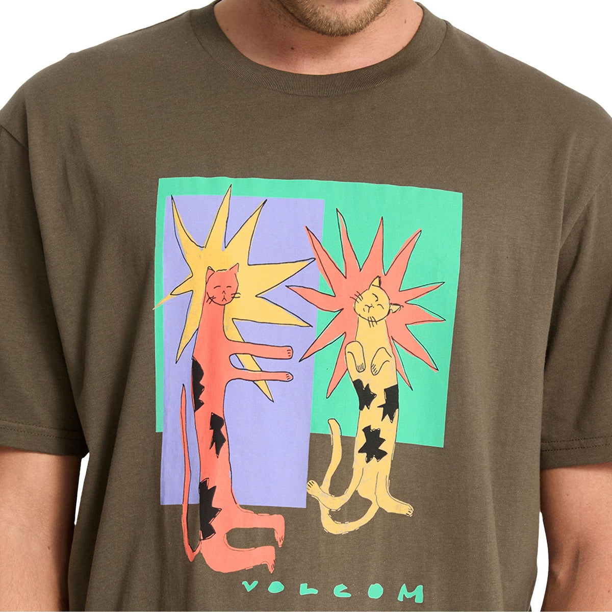 Volcom Longo Cats BSC Short Sleeve T-Shirt - The Skateboard Shop